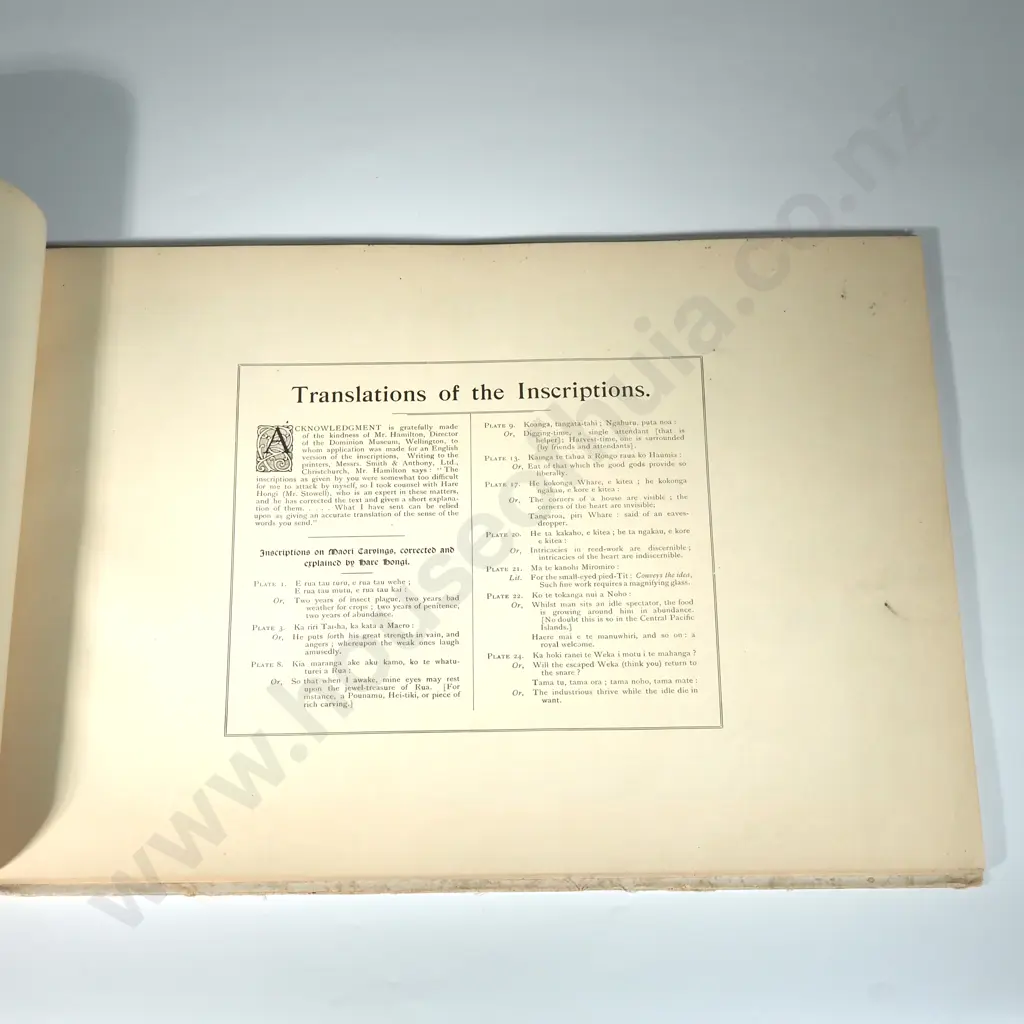 Rare First Edition of The Book "Maori Patterns Painted & Carved"  By J H Menzies, Publisher ChCh  Smith and Anthony,1910 Image 1++