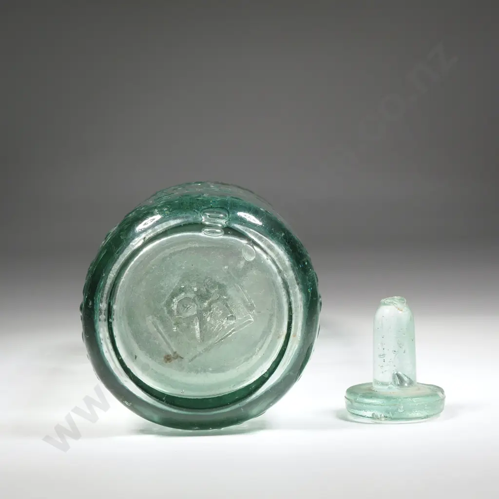 Thomson Dunedin Codd Bottle. Purity Cross Trade Mark. Kilner & Bros. 1912 On Base  Image 1++