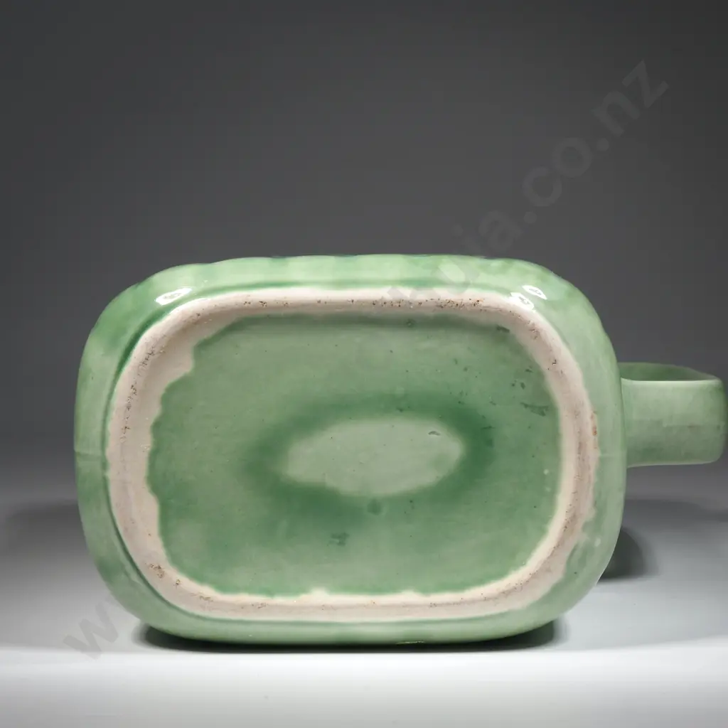 Crown Lynn Green Glaze McAlpine Jug Image 1++