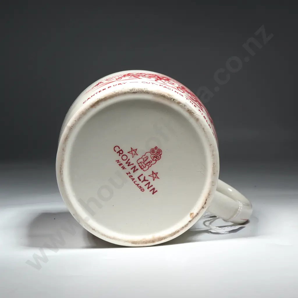 1950 Crown Lynn Empire Games Commemorative Mug by Potter Ernest Shufflebotham A/F Image 1++