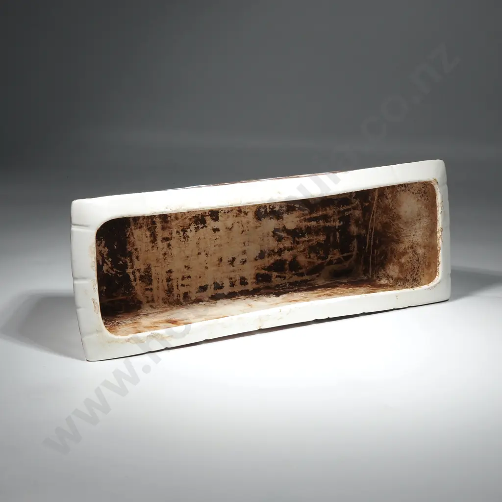 Crown Lynn Brick Trough Vase. Impressed No. 571 Image 1++