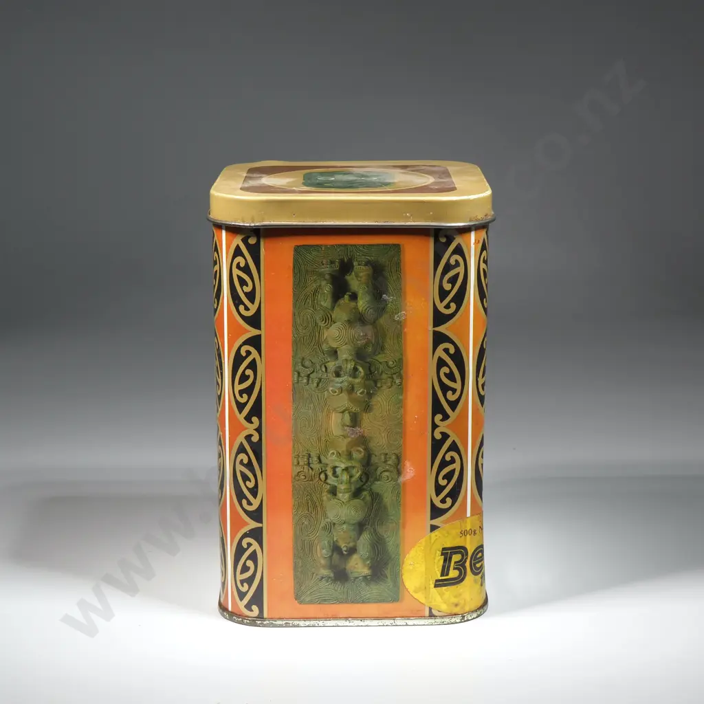A Maori Motif Bell Tea Caddy Image 1++