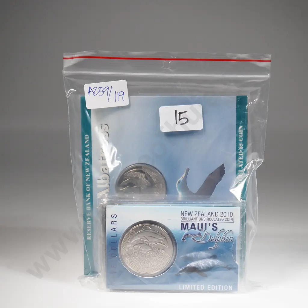 Six UNC Five Dollar Coin Packs - Total CV $213 NZD  Image 1++