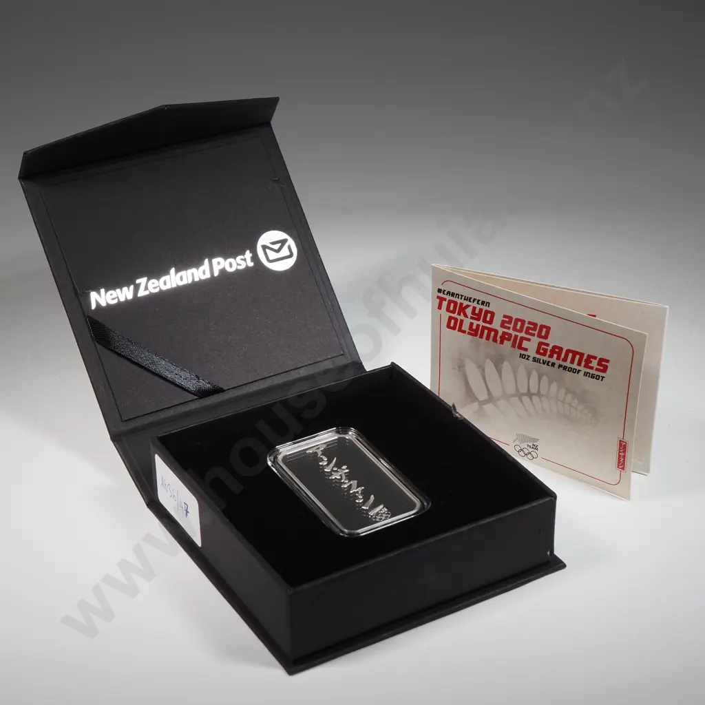 2020 Tokyo Olympic Games One Ounce Proof Silver Ingot  Image 1++