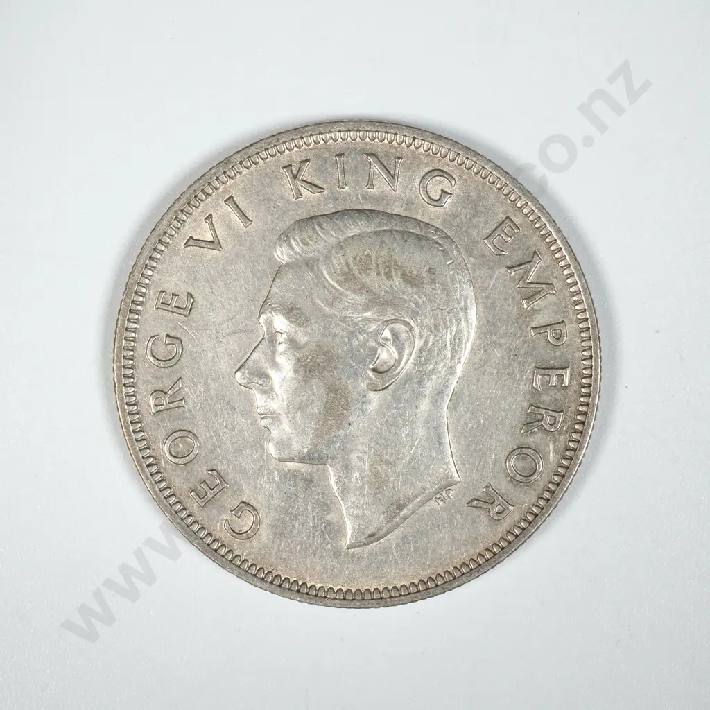 1945 New Zealand Half Crown - Better Grade  Image 1++