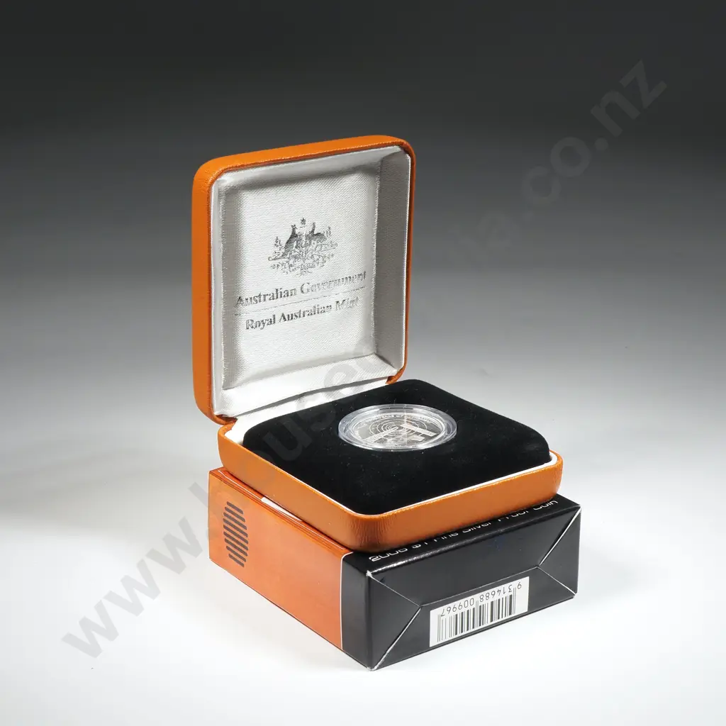 One Dollar Australian Cased Proof Coin - 11.66 Grams Pure Silver  Image 1++