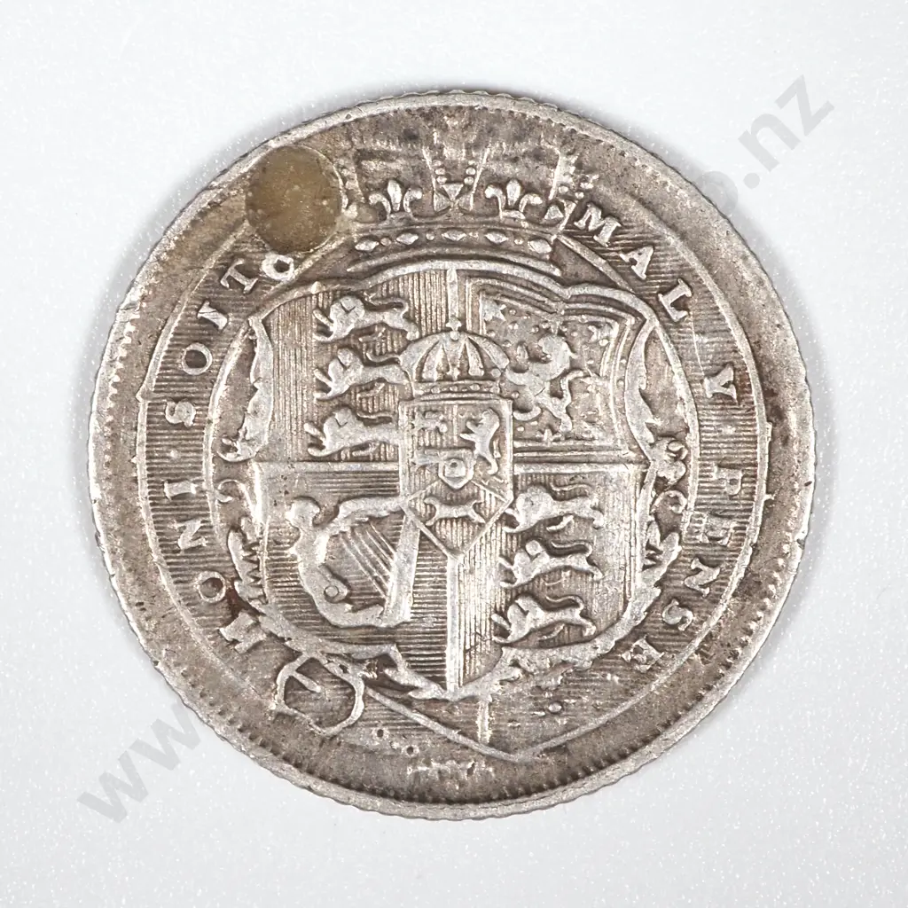 1816 United Kingdom Six Pence - Nice Details - Holed Image 1++