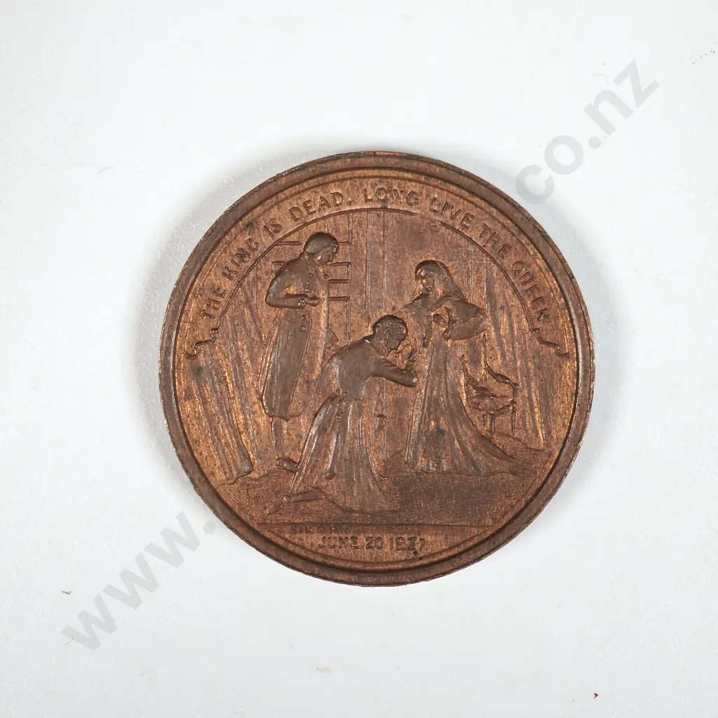 Queen Victoria New Zealand Jubilee Medallet in Bronze Image 1++