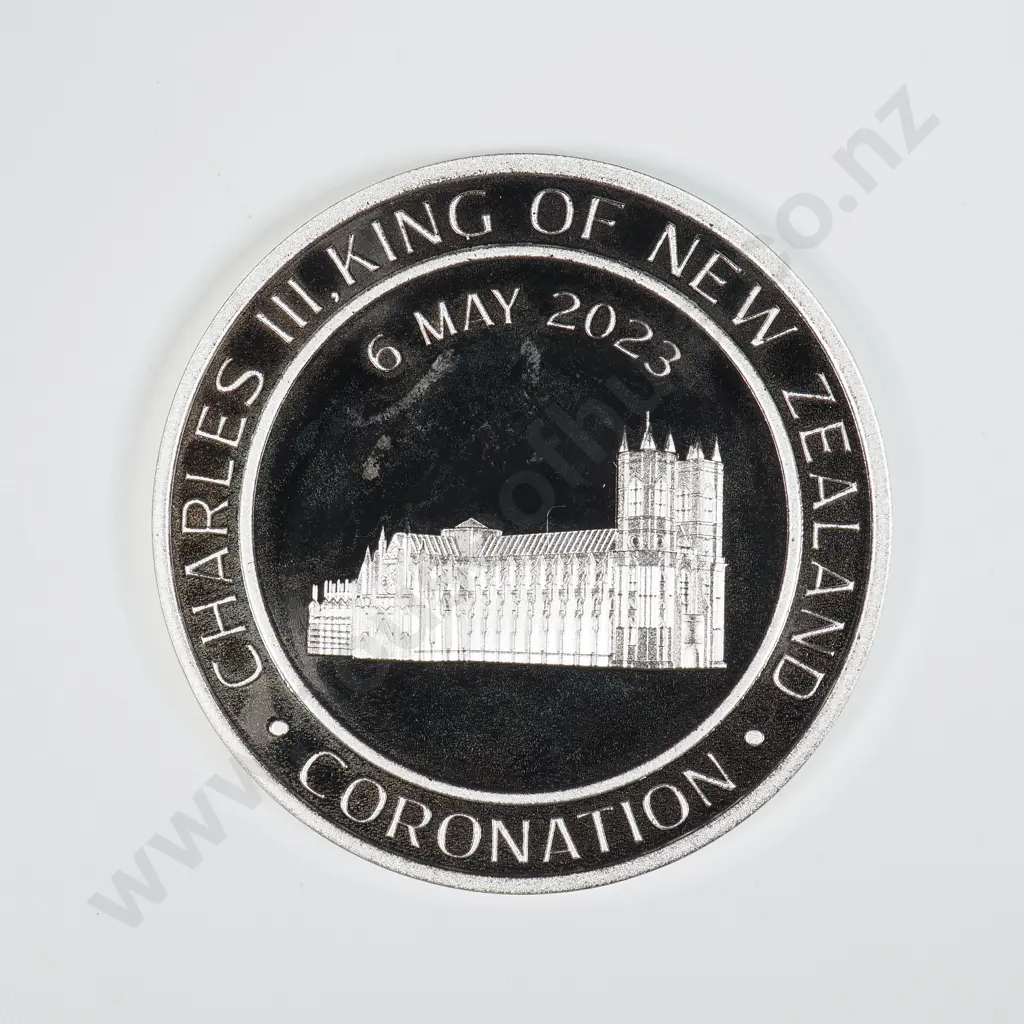 Four King Charles III Coronation Medals for the Numismatic Society of Auckland  Image 1++