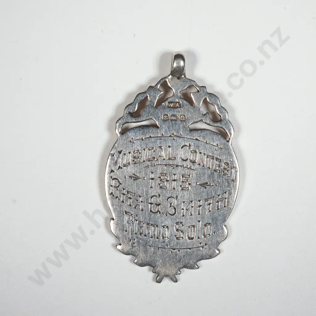 1915  Prize Medal to Rita Smith for Piano Solo Image 1++