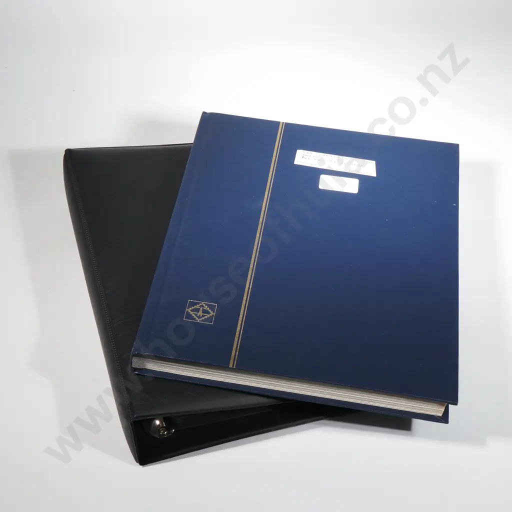 Two Stamp Albums of New Zealand Franked Stamps  Image 1++