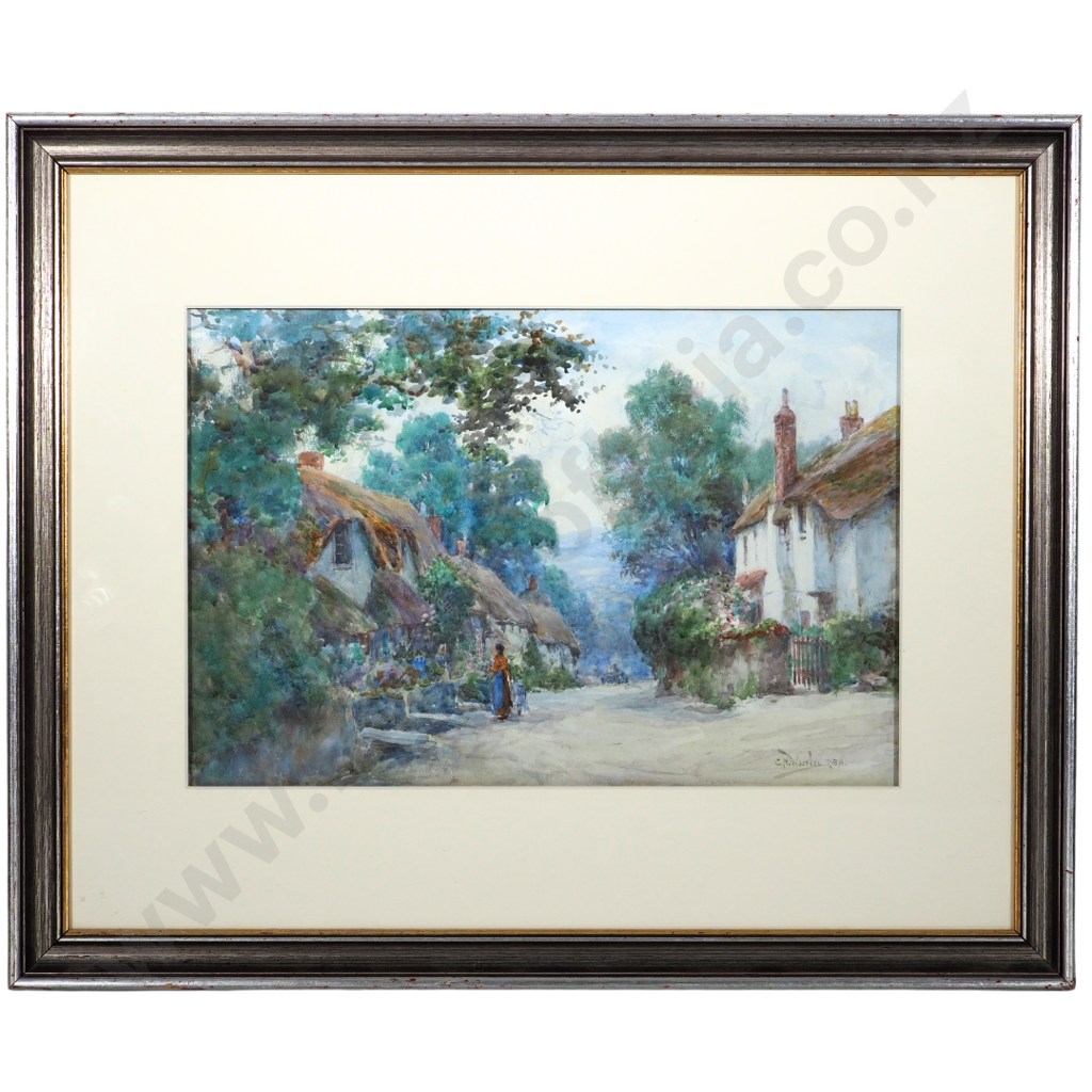 Charles Worsley: In a Devonshire Village Image 1++