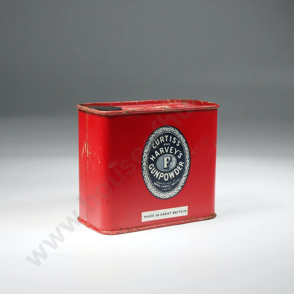 Empty Curtis's & Harvey's Gunpowder Tin - Small Size. Image 1++
