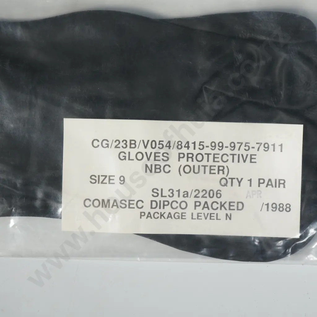Pair of Inner & Outer NBC Gloves (Nuclear Biological & Chemical) Image 1++