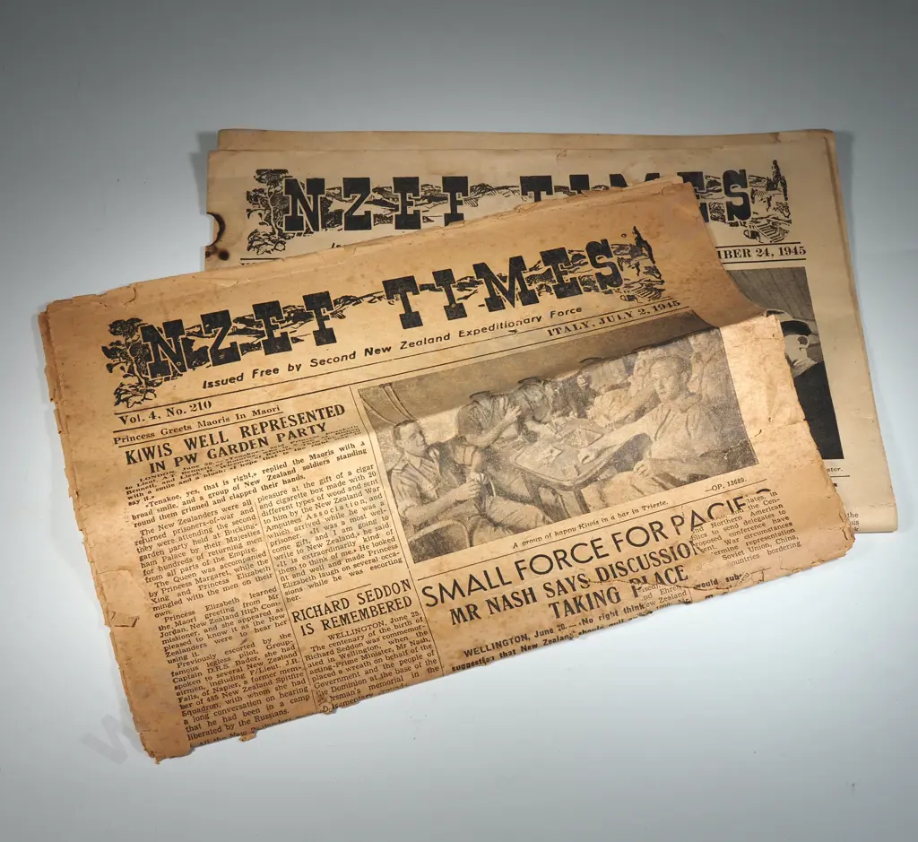 2 copies of NZEF Times Image 1++