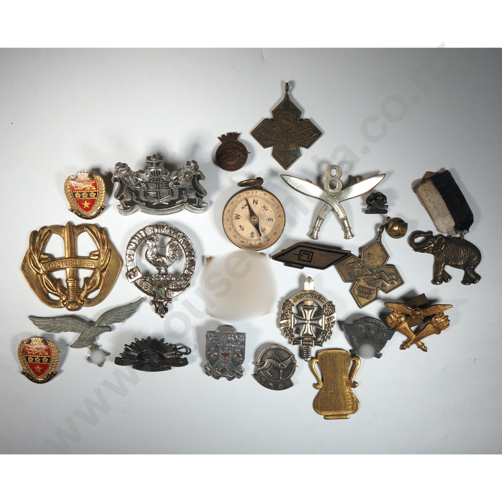 Assorted lot of Military Related Badges Image 1++