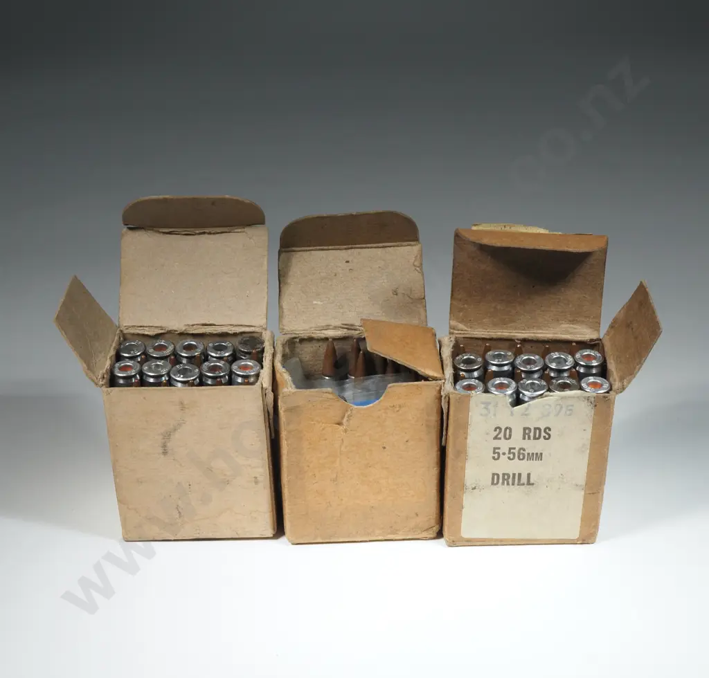 Two and a Half Boxes of 5.56mm 1985 Dated Drill Rounds + Two other Drill Rounds  Image 1++