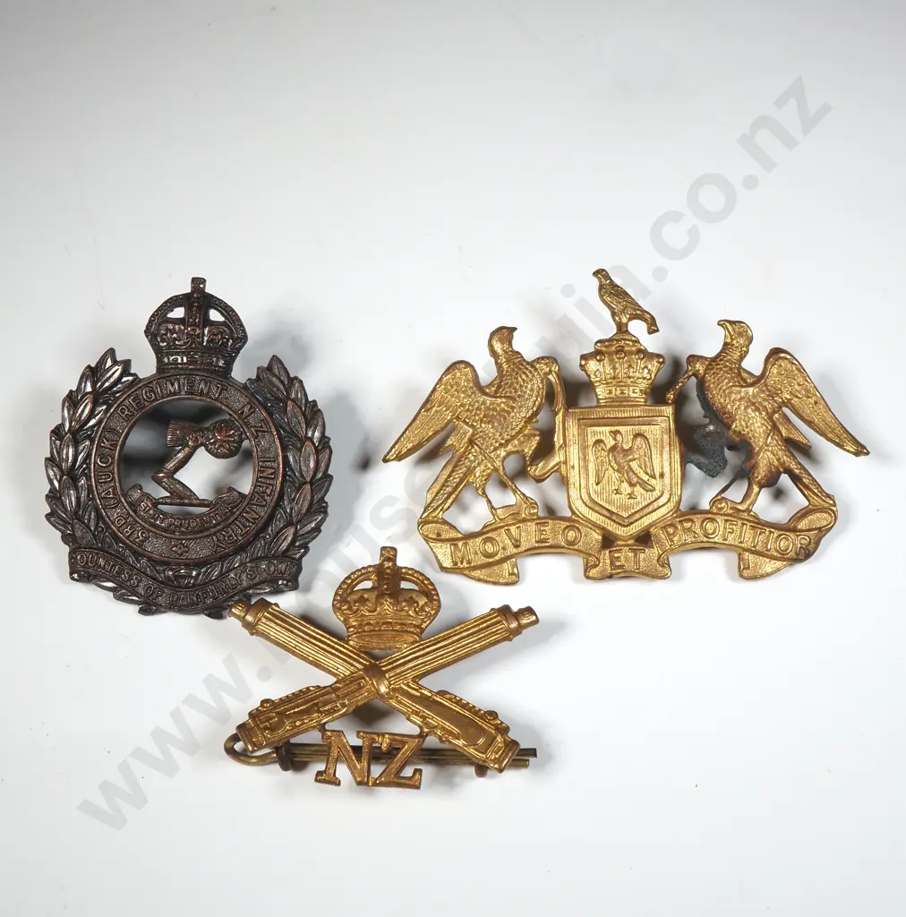 Three New Zealand Military Badges  Image 1++