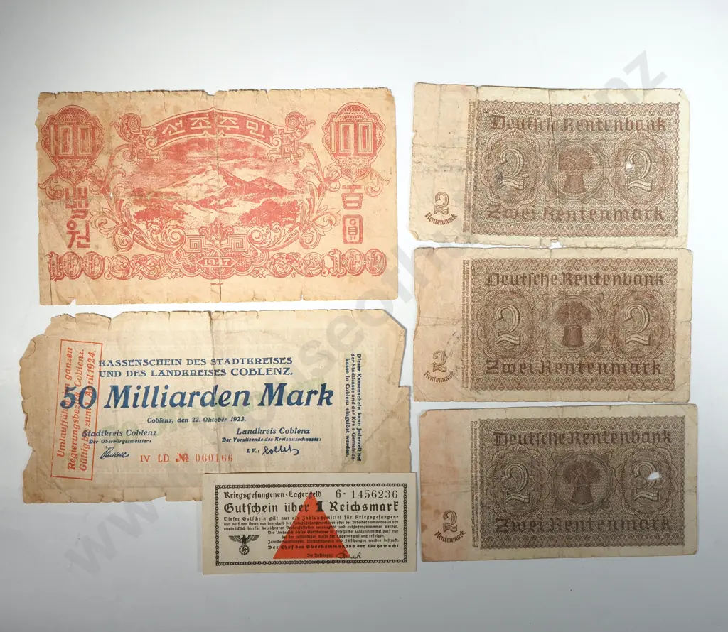 Assorted Military Related Banknotes  Image 1++