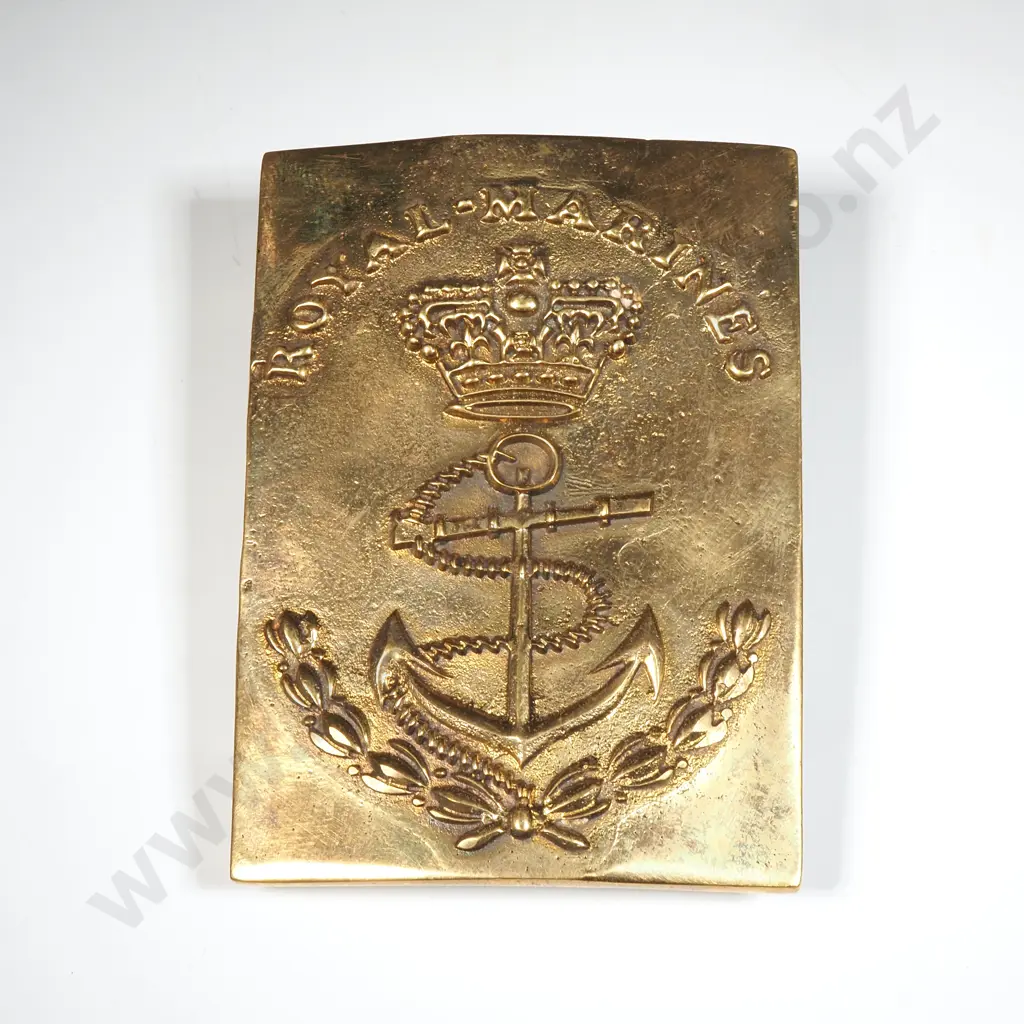 Reproduction Shoulder Belt (Baldric) Buckle - Royal Marines  Image 1++