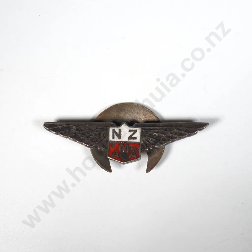 Sterling Silver Auckland Model Aeronautical Association Wings  Image 1++
