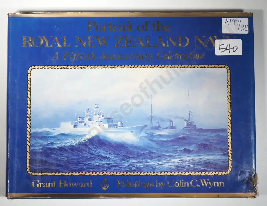 Portrait of the RNZN Book & Rules of 2NZEF Association Southland Branch  Image 1++