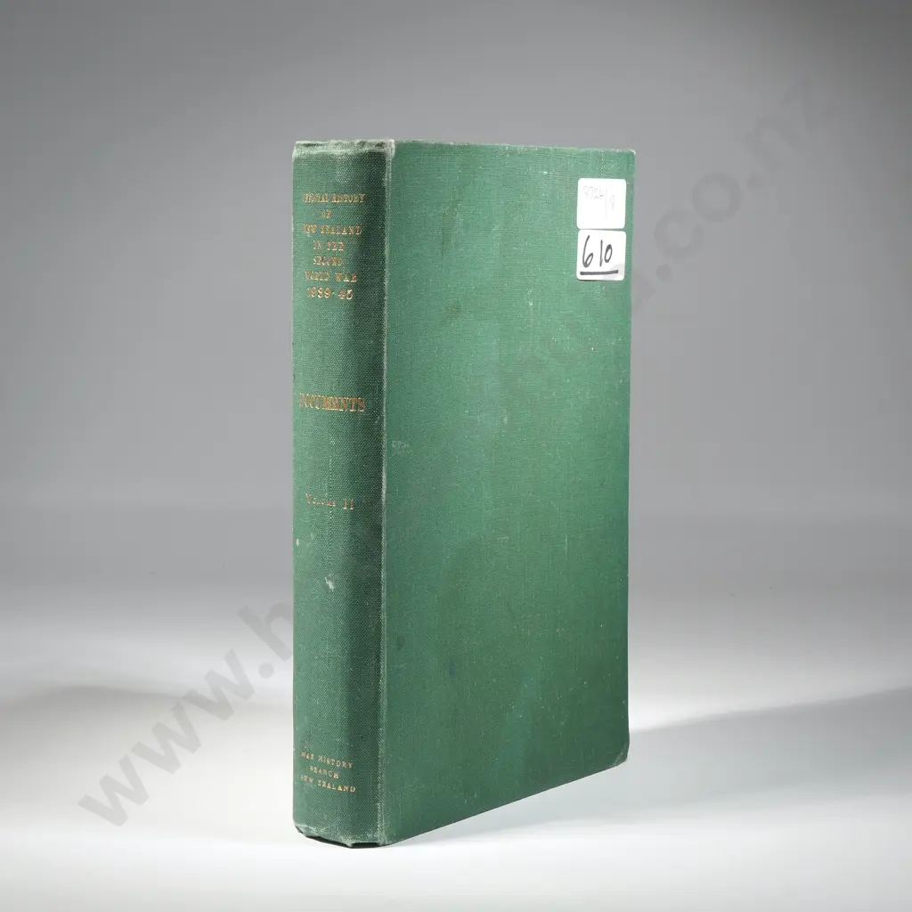 Official History Of NZ  - Documents; Relating to New Zealand's Participation in Second World War 1939-1945 - Volume II Image 1++