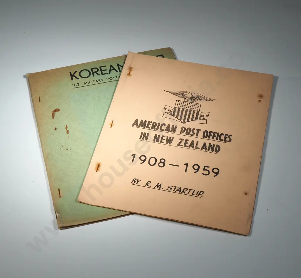 Two Books: Korean War & American Post Offices Books by R M Startup  Image 1++