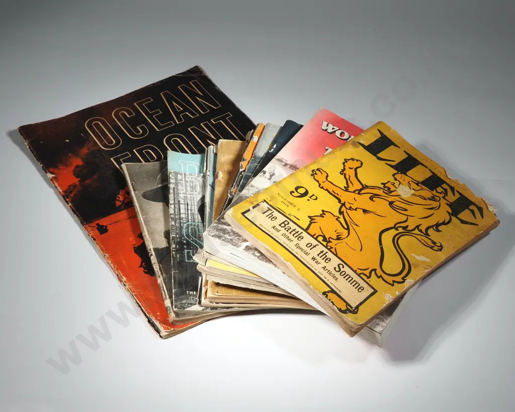 Bag of military oriented books (11 items) Image 1++