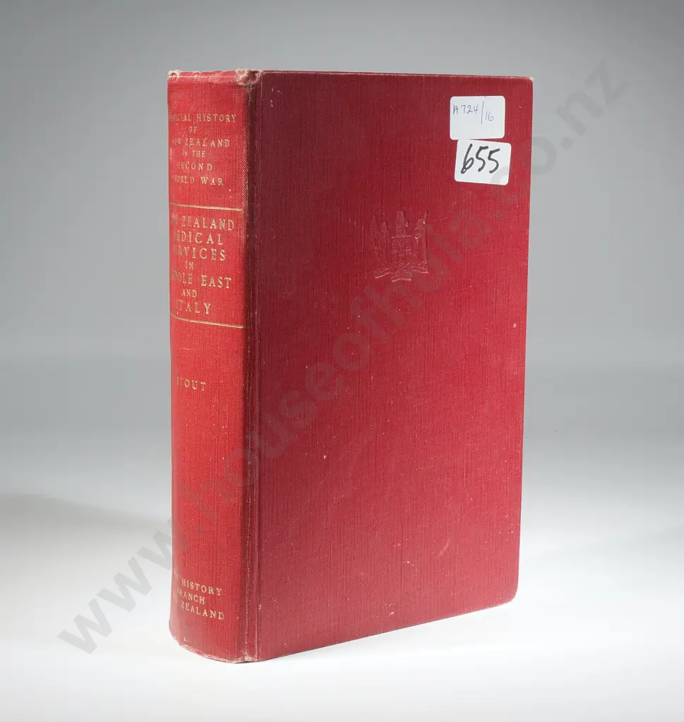 Official History Of NZ In The Second World War; New Zealand Medical Services in Middle East and Italy Image 1++