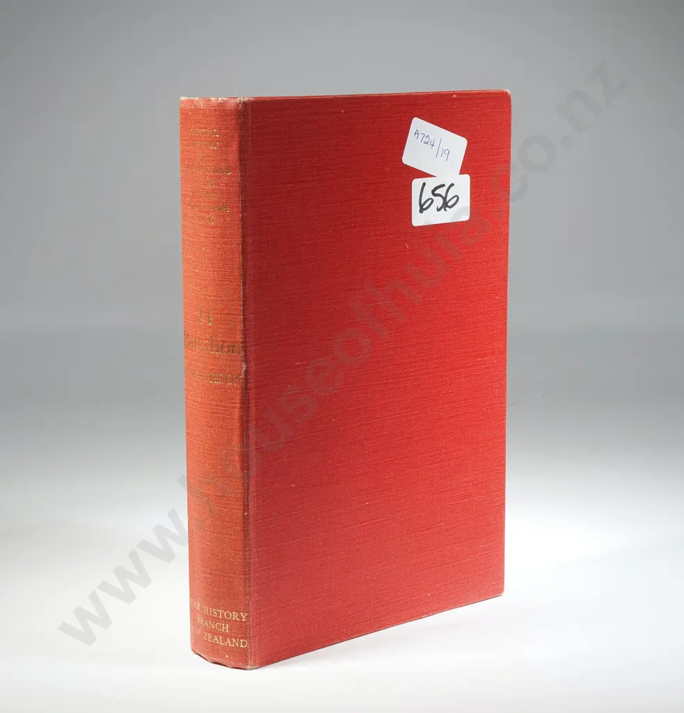 "Official History Of NZ In The Second World War; 24 Battalion. RM Burdon. War History Branch. Dept. Of Internal Affairs Image 1++