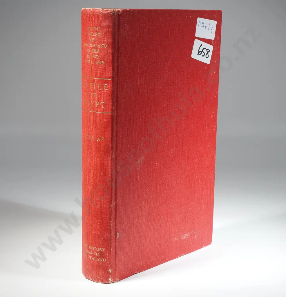 Official History of NZ In The Second World War - Battle for Egypt : the summer of 1942 / by J.L. Scoullar. Image 1++