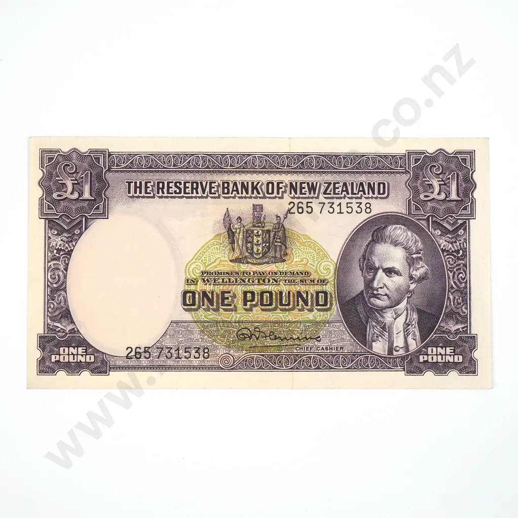 One Pound Fleming Banknote - AUNC  Image 1++