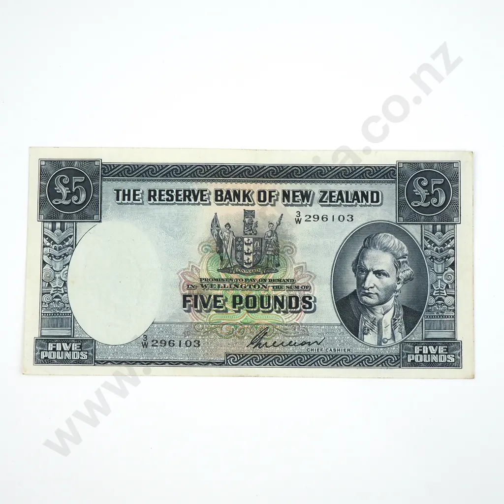 Five Pound Wilson Banknote - EF  Image 1++
