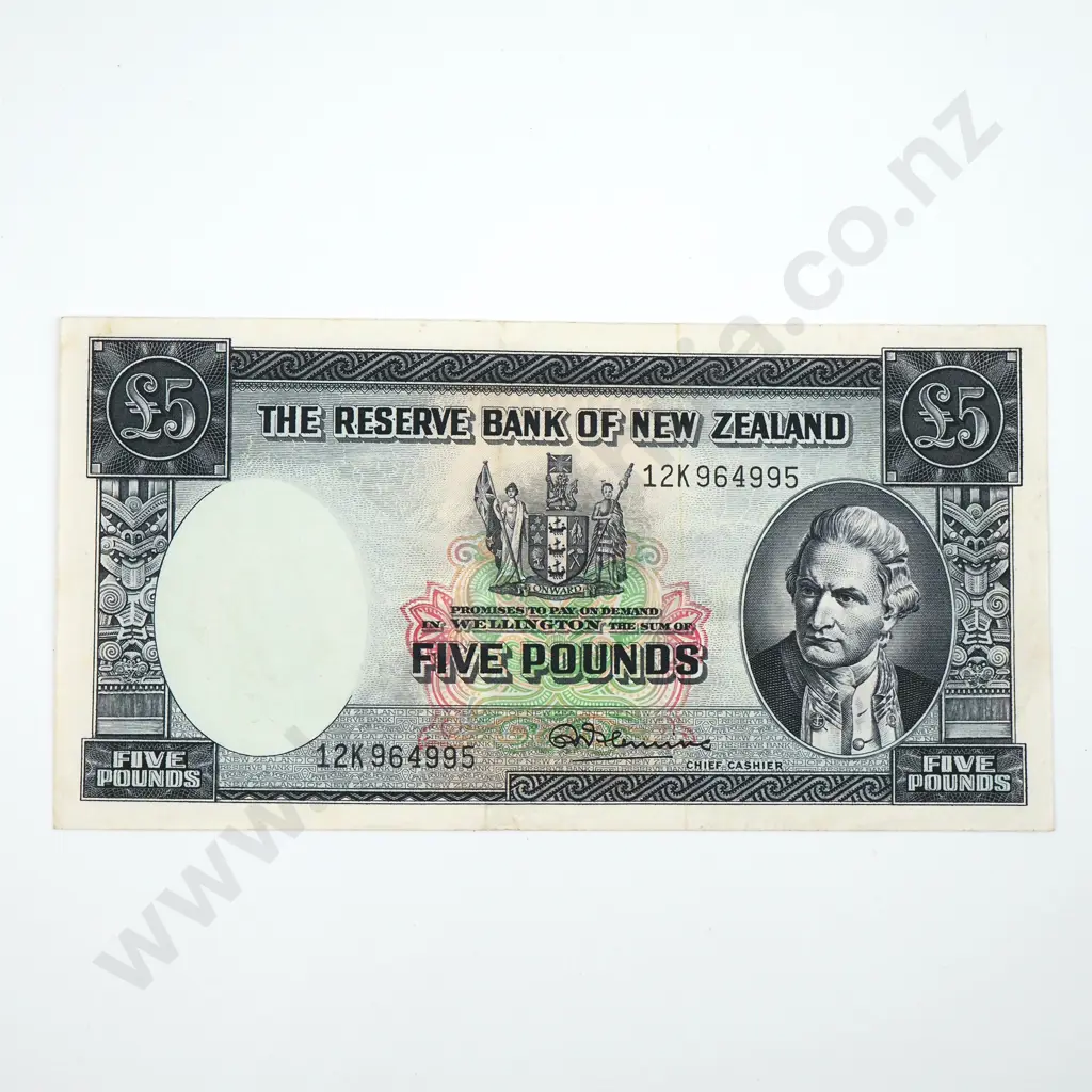 Five Pound Fleming Banknote - EF  Image 1++