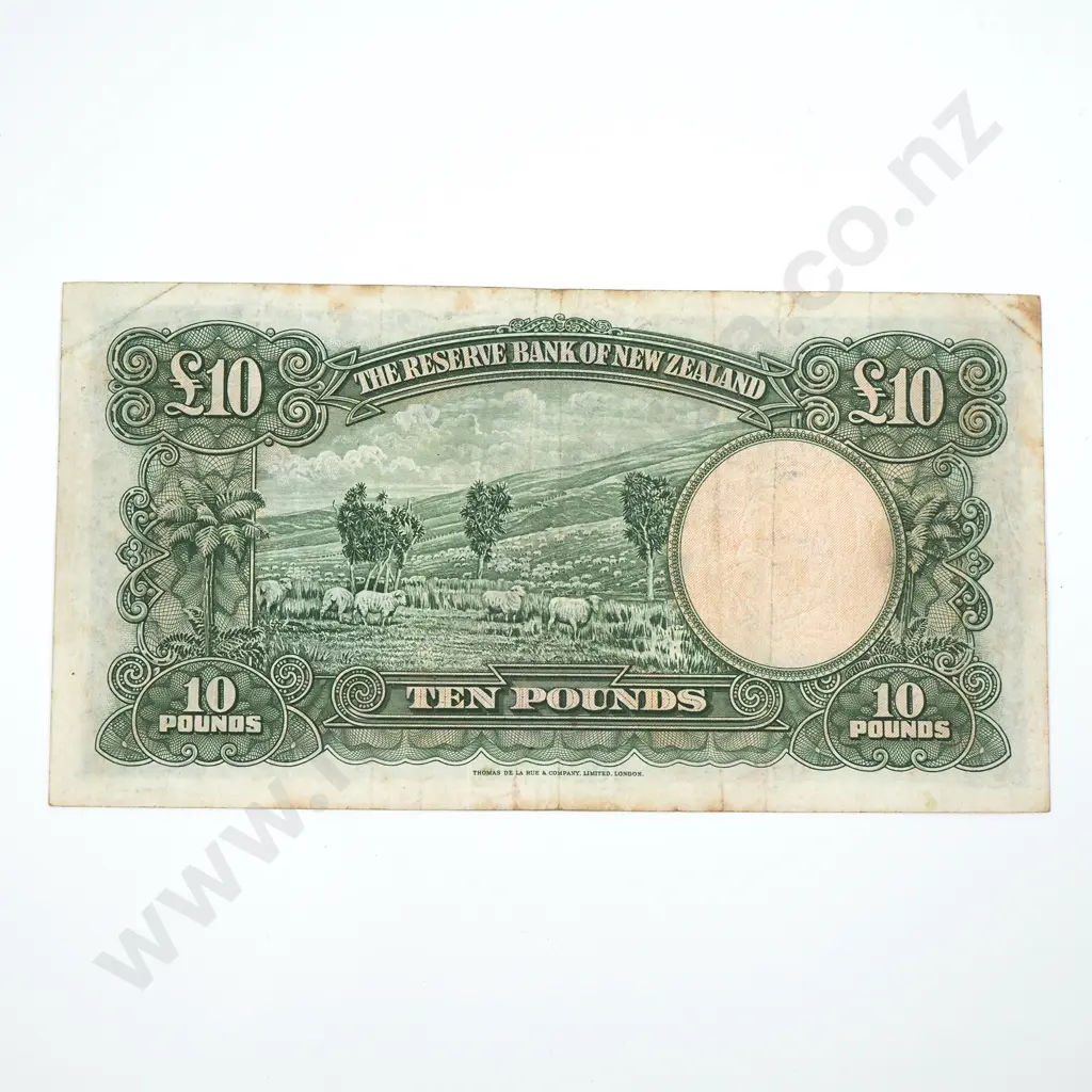 Ten Pound Fleming Banknote - Prefix AA (Without Security Thread) Fine CV $370 Image 1++