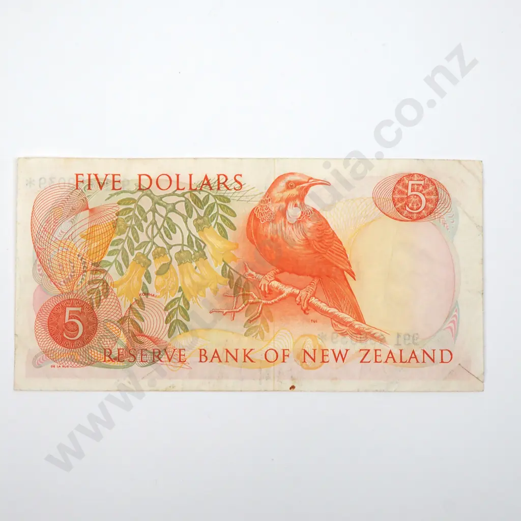 Five Dollar Knight Star Banknote - Prefix 991 - VF CV $55 Image 1++
