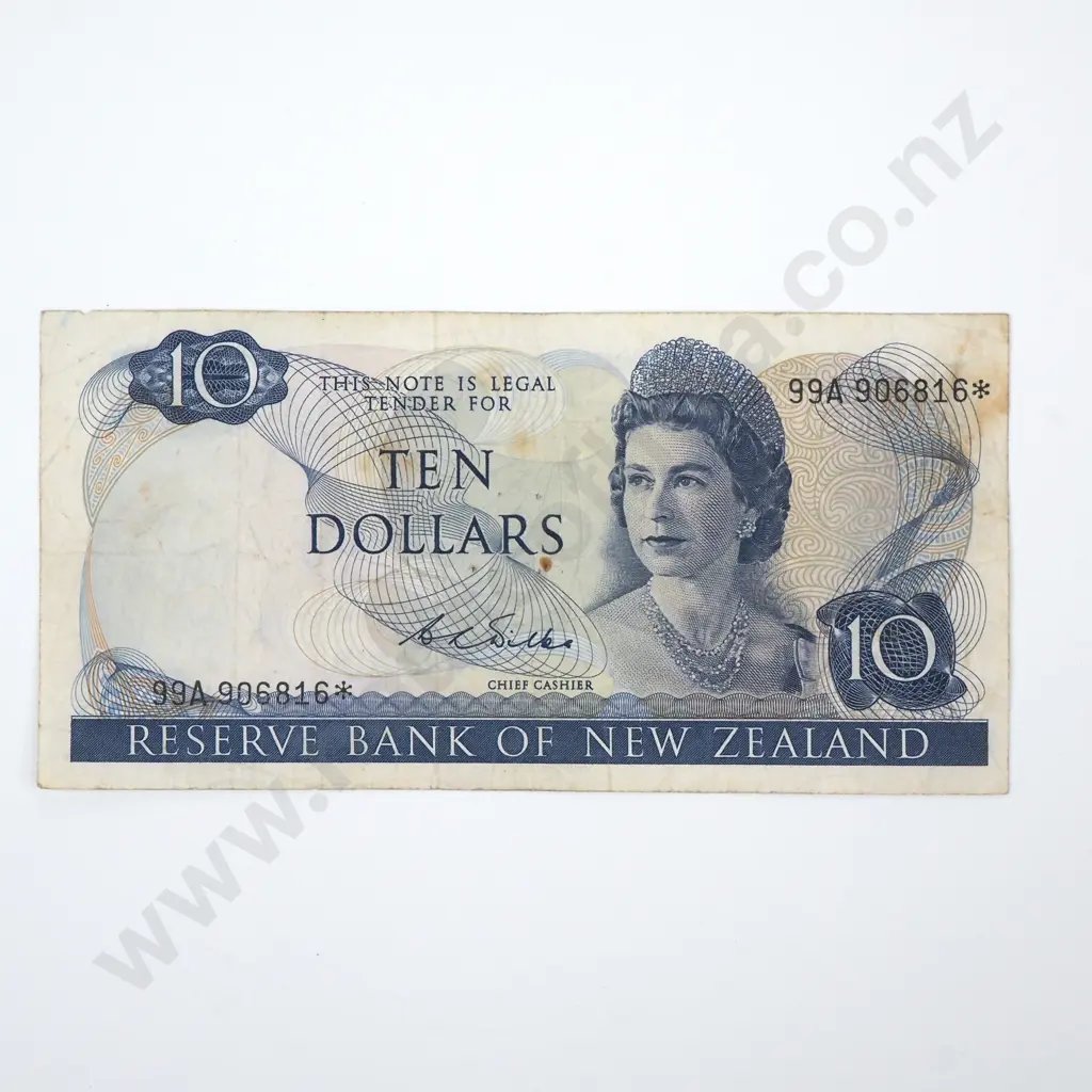 Ten Dollar Wilks Star Banknote - Prefix 99A - F CV $150 Image 1++