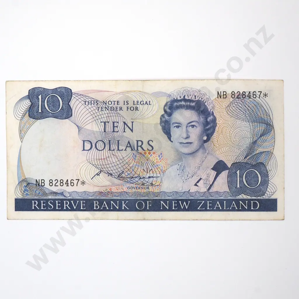 Ten Dollar Russell Star Banknote - NB Prefix  Image 1++