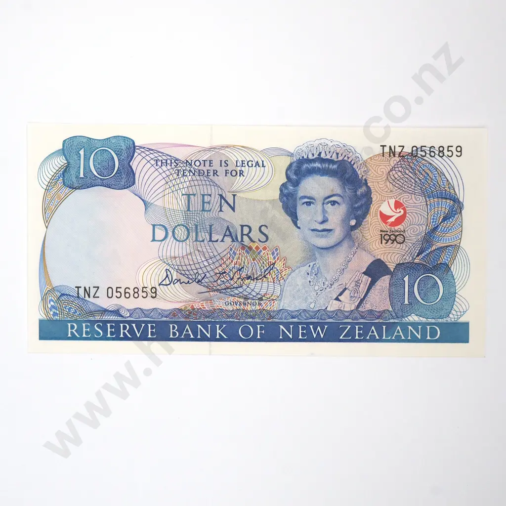 Ten Dollar Brash 1990 Banknote - TNZ Prefix - CV $75  Image 1++
