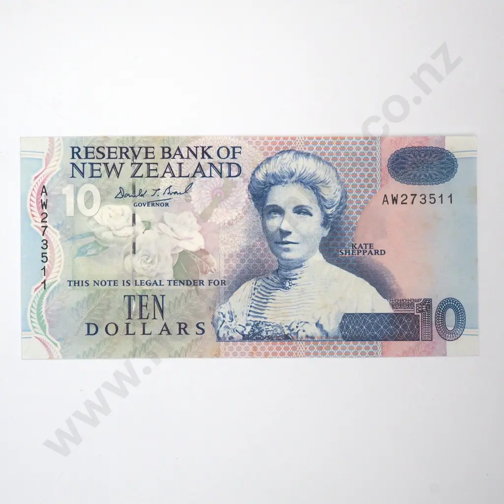 Ten Dollar Brash Banknote - AUNC  Image 1++