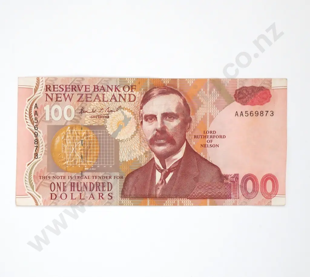 One Hundred Dollar Brash Banknote - AA Prefix Image 1++