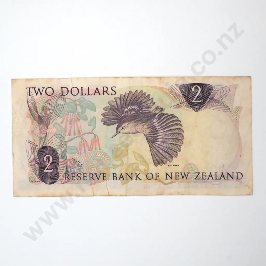 Two Dollar Printing Error Note - Hardie Type I Signature  Image 1++