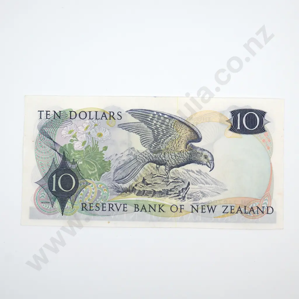 Ten Dollar Hardie Banknote w Spectacular Wet Ink Transfer Error Image 1++