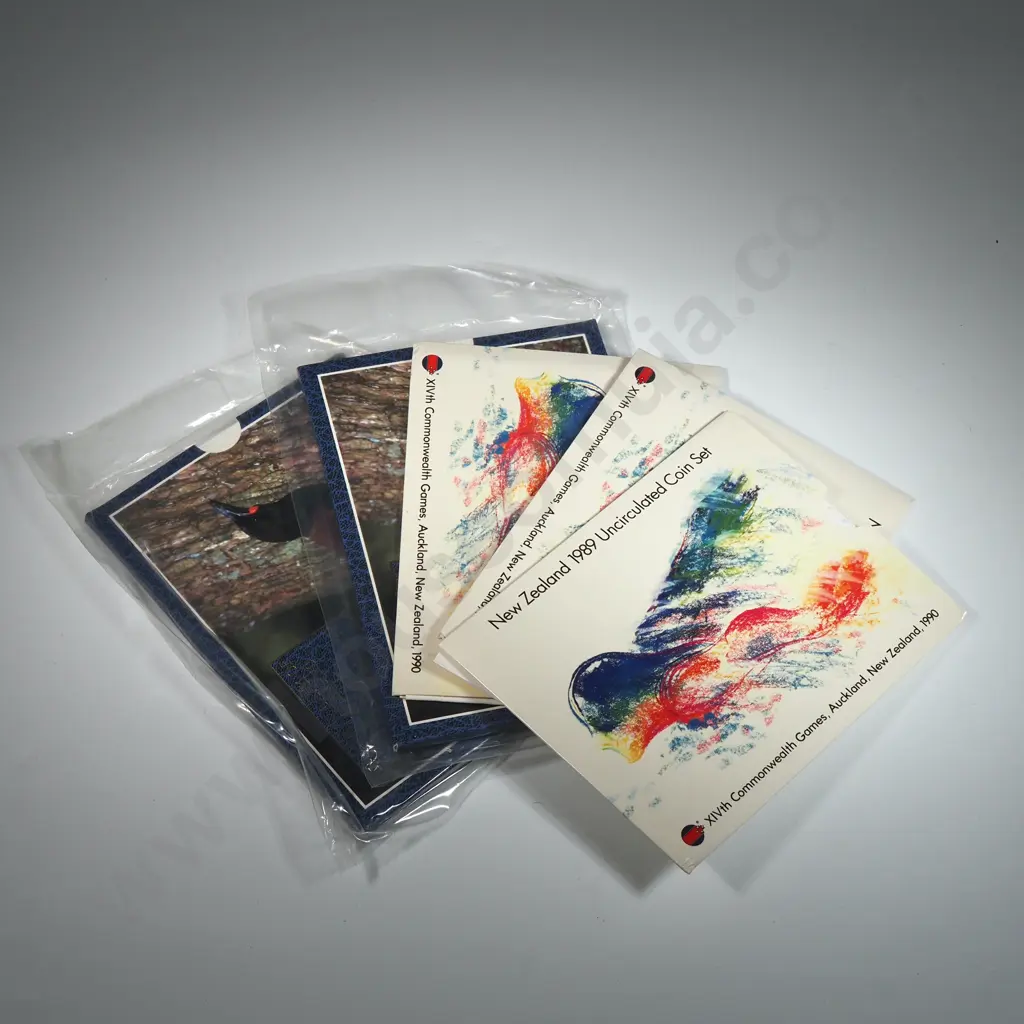 Five New Zealand UNC Coin Sets  Image 1++