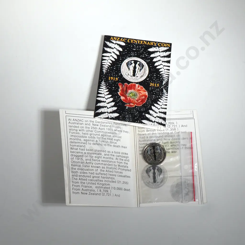 Two 2015 Anzac Centenary 50 Cent Coins Image 1++