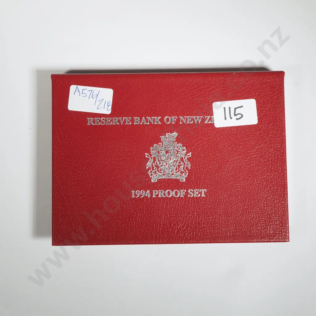1994 New Zealand Proof Coin Set  Image 1++