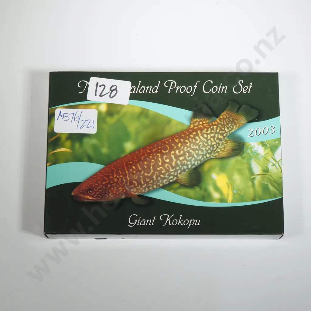2003 New Zealand Proof Coin Set  Image 1++