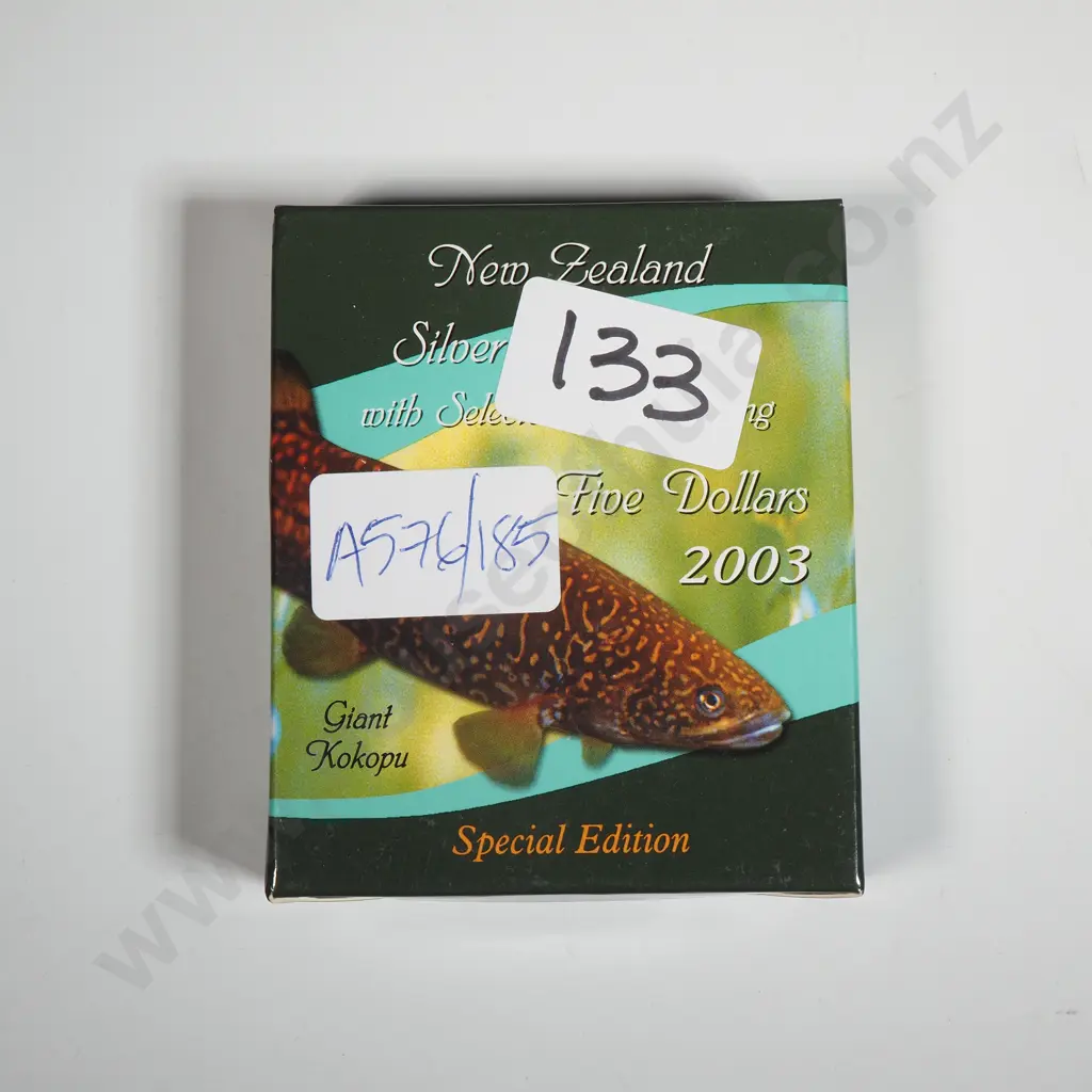 2003 New Zealand Silver Proof Dollar Coin Image 1++