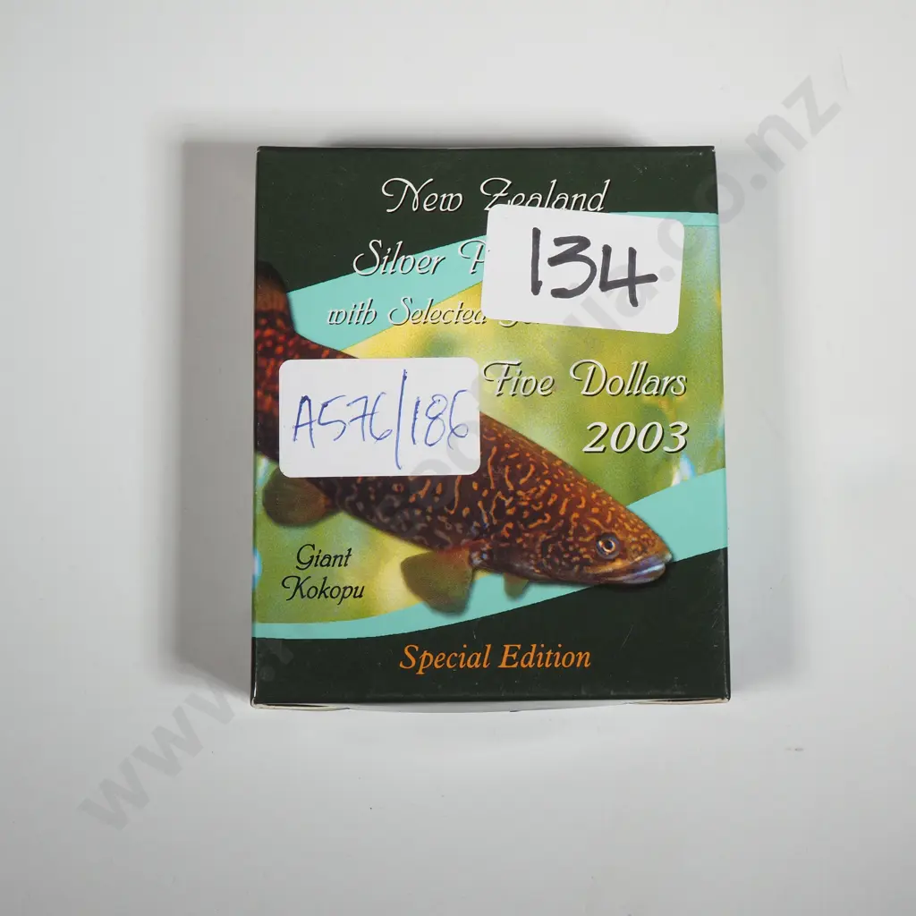 2003 New Zealand Silver Proof Dollar Coin Image 1++